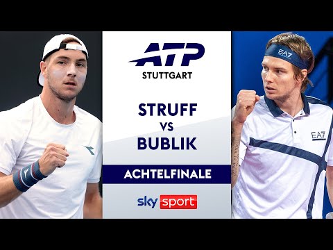 Struff 🇩🇪 - Bublik 🇰🇿 - Achtelfinale | Boss Open 2026 | Highlights - Sky Sport Tennis