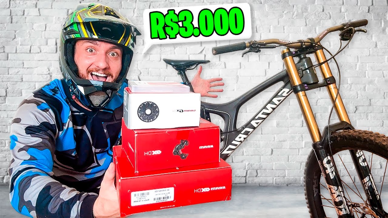 Gastei R$3.000 em PEÇAS novas para MINHA BIKE!