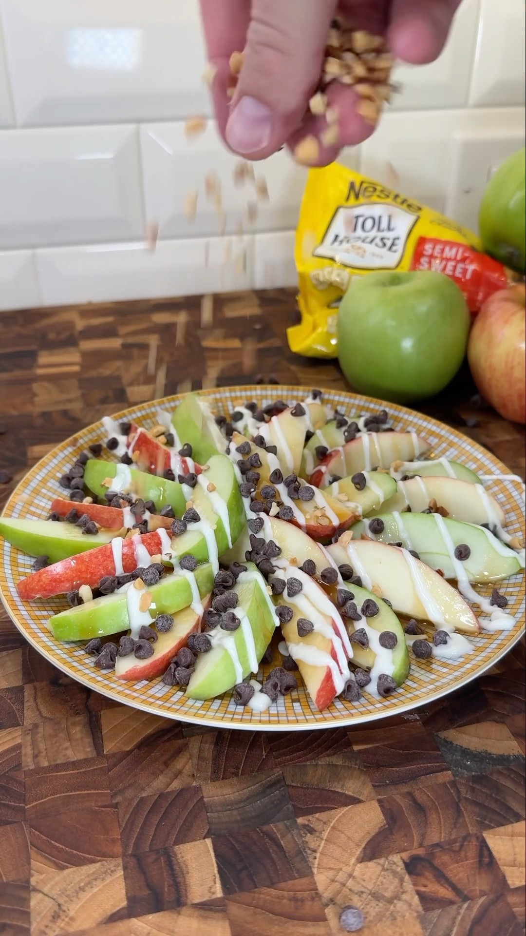 Caramel Apple Nachos ? #shorts