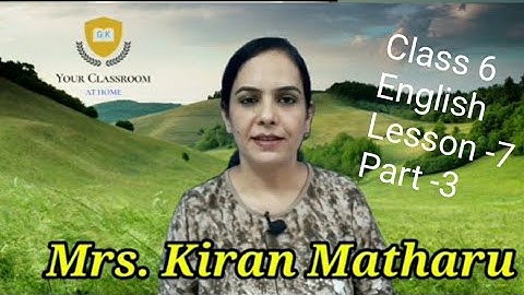 #Class_6| #English |#Lesson _7 | #Playing_Kabaddi | Part -3 | PSEB | Edu.Dept.Punjab