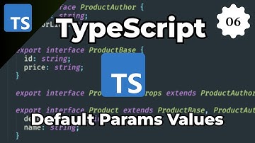 TypeScript Tutorial For Beginners 06 - Default Prams Values