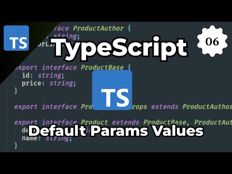 TypeScript Tutorial For Beginners 06 - Default Prams Values