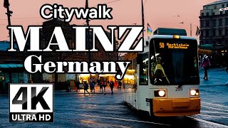 Carnival in Mainz, Germany | City Walk in Mainz City Center, 4K 60fps