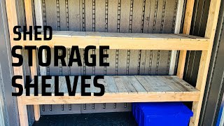 DIY How to Build Storage Shelves Using Only 2X4 and Pallet Wood