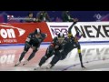 World ice skating in Gangneung, South Korea. ploegenachtervolging men 10-02-2017