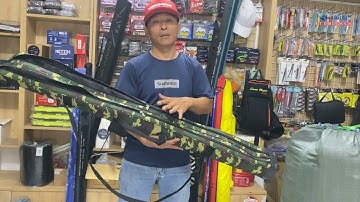 Túi đựng cần câu Camo chống sốc 2 ngăn chính và 2 ngăn phụ