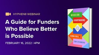 Modern Grantmaking Webinar