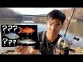 MYSTERY FISH CHALLENGE at a HUGE Reservoir!!! (Shore Only)