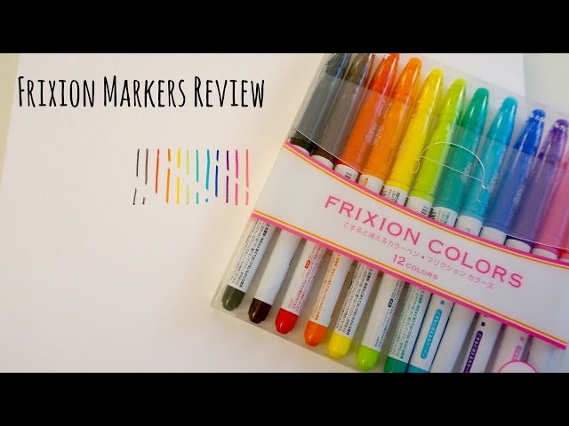 Pilot Frixion Markers Review - Erasable Markers 