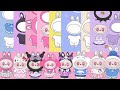 Paper DIY 🌸 Kuromi Dress Up 💜 Sanrio Sticker Book | Hello Kitty, My Melody, Cinnamoroll ASMR