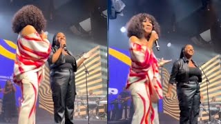 Erica Campbell Invites Daughter To Stage to Sing Childhood Classic Wait for the Duet! (MUST WATCH)