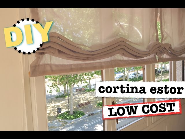 DIY BLIND CURTAINS, LOW COST