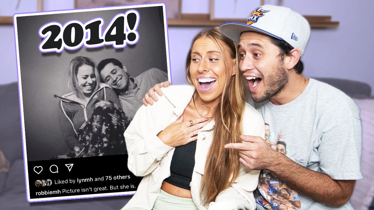 Reacting To Photos Of When We First Met! *CUTE*