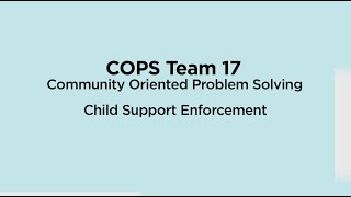 Buncombe News Update - COPS Team 17 - Child Support Enforcement