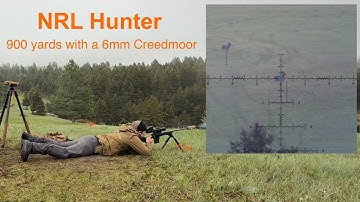 NRL Hunter, 6mm Creedmoor to 900 Yards at the Defiance AnTi Social using a Browning X-Bolt 2