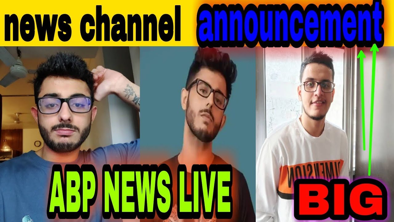 Triggerd insaan big announcement, carryminati in abp news channel