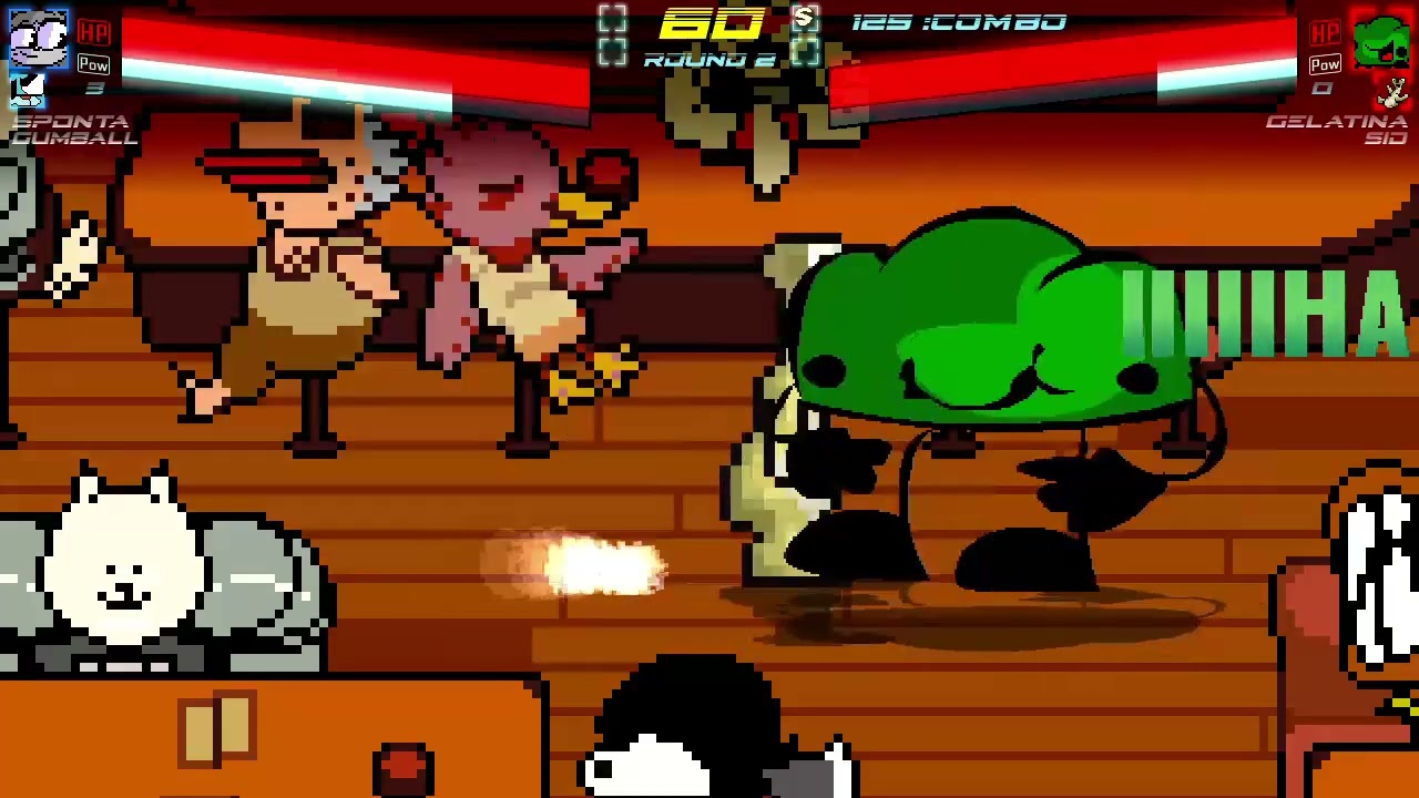 Mugen Request - Sponta and Gumball VS Gelatina and Sid