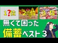 防災対策｜無くて困った備蓄 ベスト３｜大半の被災者が選んだ圧倒的1位は？｜この非常食があらば助かつたを紹介｜地震・台風・水害は明日起こるかもしれない｜【ローリングストック】にも取り入れて