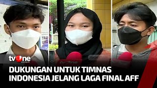 Sejumlah Masyarakat Berikan Dukungan Dan Doa Untuk Timnas Indonesia  Kabar Petang Pilihan Tvone
