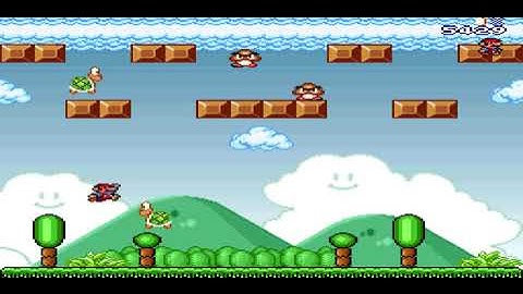 Mario Forever - SMW Edition (V1.5) : Playing Mario Minix