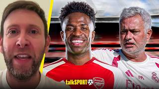 "Arsenal are VERY CAUTIOUS!" Ben Jacobs EXPLAINS How Arsenal can SIGN Vinicius Jr from Real Madrid! screenshot 3