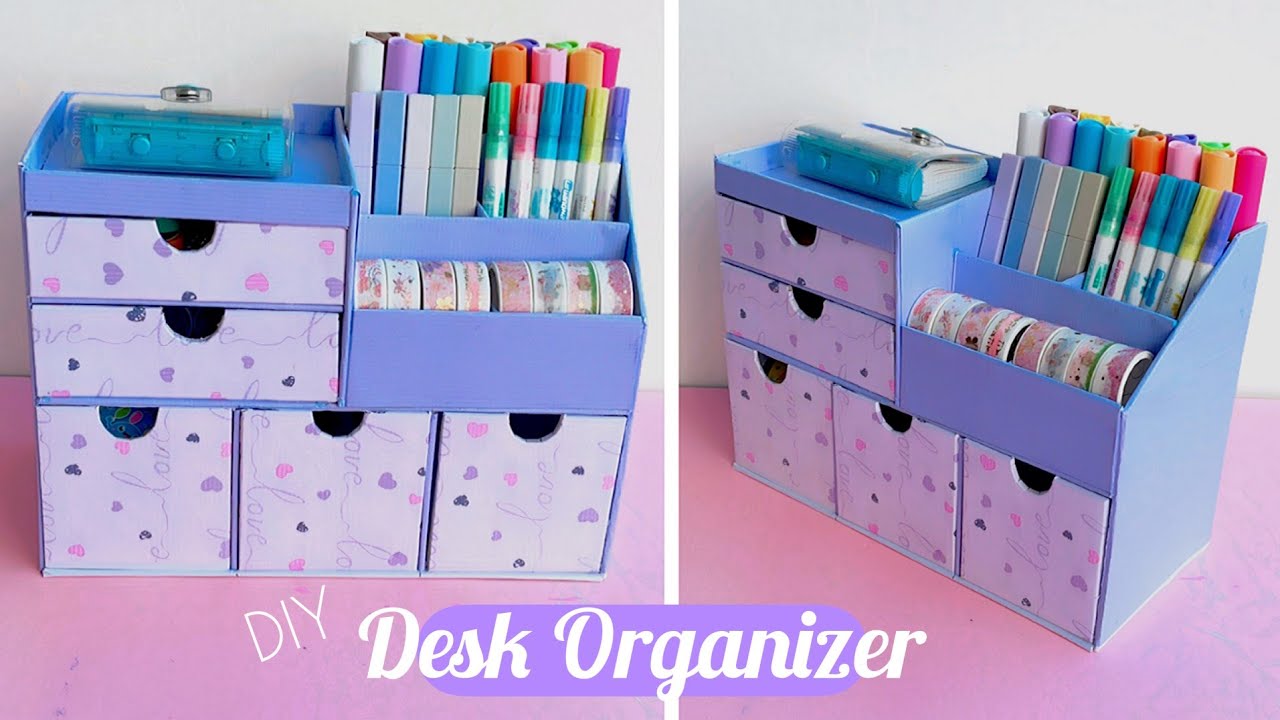 Fantastic Organizer Ideas Desk Organizer From Cardboard And More... 