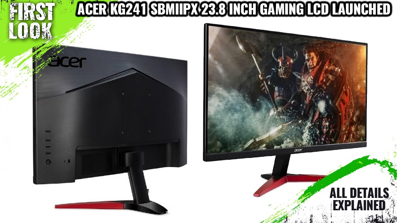 Acer KG241Y Sbmiipx 23.8-inch 165Hz Gaming LCD Display Launched 