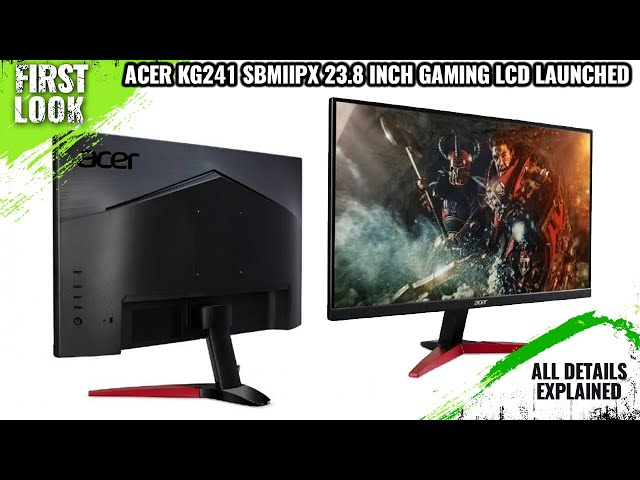 Acer KG241Y Sbmiipx 23.8-inch 165Hz Gaming LCD Display