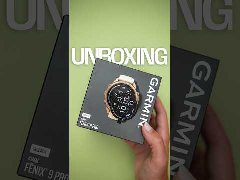 ⌚✨ Garmin Fenix 9 Pro unboxing #garminfenix9pro #unboxing #urbantecno
