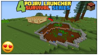 EP 4 | I Made Very Beautiful Farm 🤩 | Pojav Launcher Survival Series | Hindi |