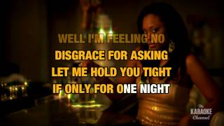 Video thumbnail of "If Only For One Night in the Style of "Luther Vandross" with lyrics (no lead vocal)"