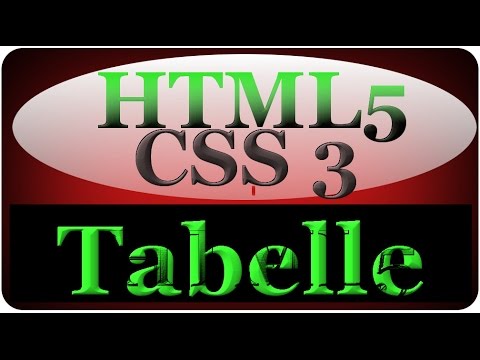 HTML Tabelle CSS