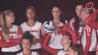 Wisconsin Volleyball had some fun during their photo and video shoots