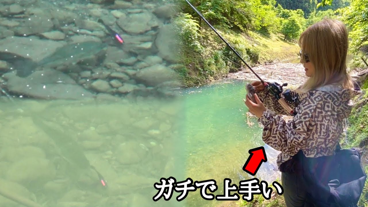 ビッグベイトでやたら釣る釣りガールに密着したら上手すぎた