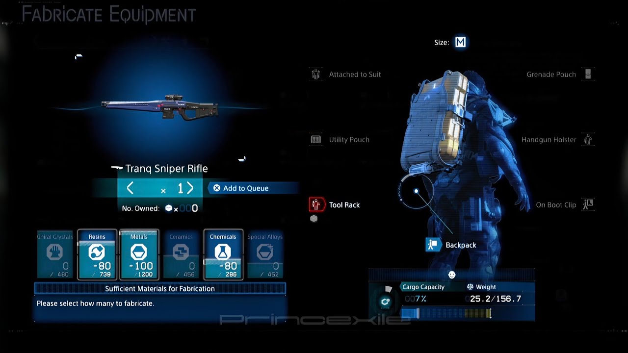 Death Stranding 2 Tranq Sniper Rifle [DS2] Fabricating Tranq Sniper Rifle PS5 60fps 4K Gameplay