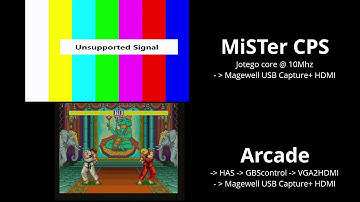 MiSTer CPS core vs Arcade - SF2WW