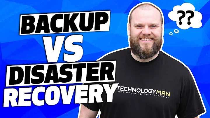 What Is The Difference Between Backup & Disaster Recovery??