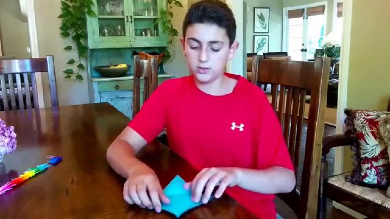 Gabriel Kaufman Fold-For-A-Cure Mitzvah Project