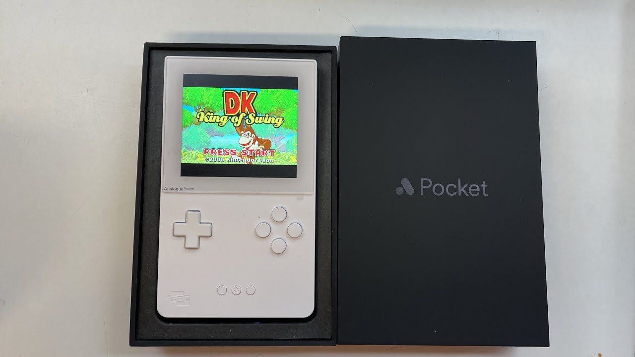 The VERY Late Analogue Pocket Unboxing Review and Comparing to the Gameboy, GBC, GBA, GBA SP