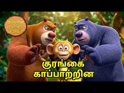 கரடிகள் குரங்கைக் காப்பாற்றின | Bears Saved Monkey | Forest Frenzy Tamil Ep 103 | Boonie Bears Tamil