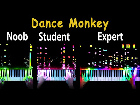 5-levels-of-dance-monkey:-from-noob-to-expert-(piano)