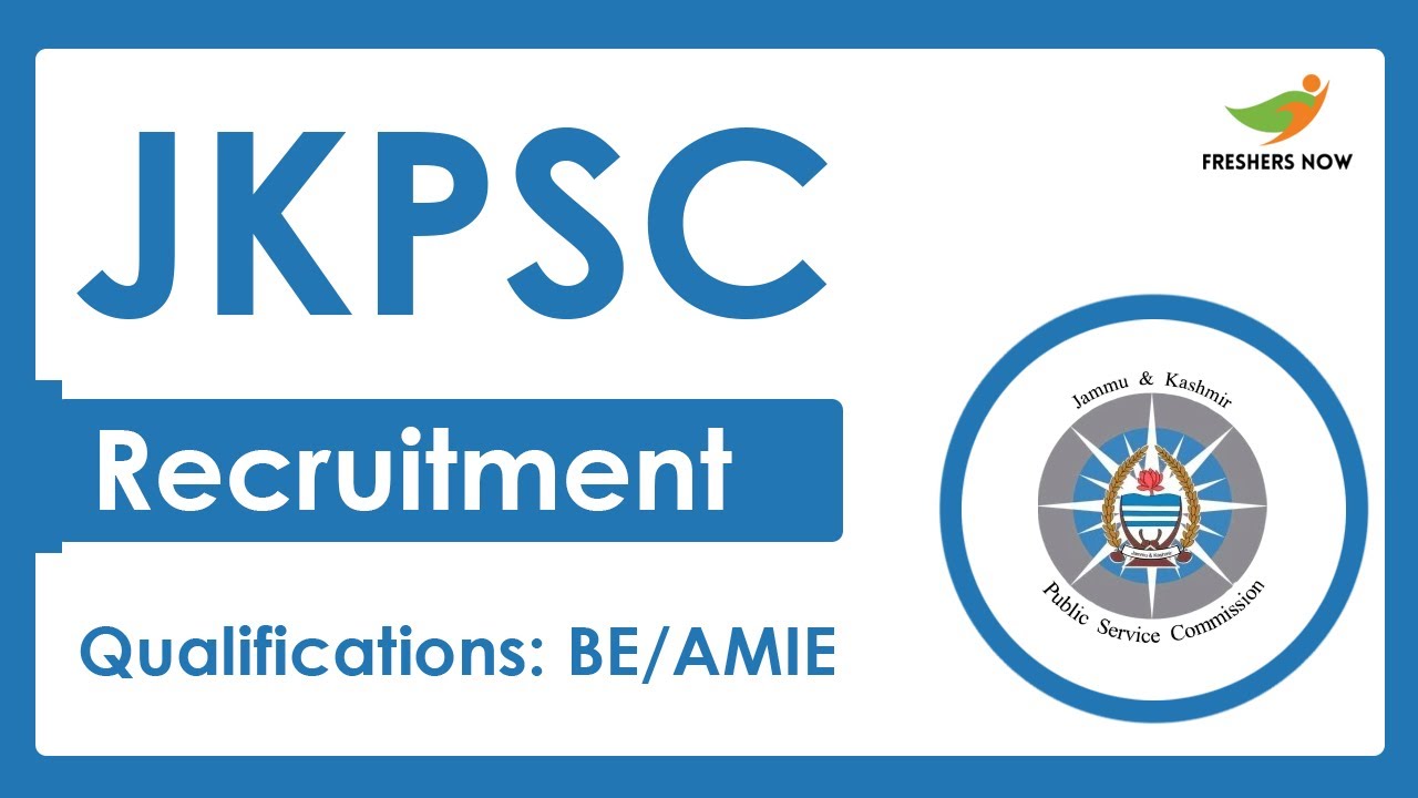 JKPSC Recruitment 2023 Notification | Assistant Engineer | Application Form