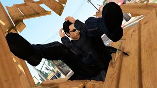 Gta 5 Impressive Ragdolls Neo The Matrix - Epic Slow Motion Falls