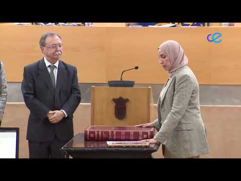 Melchor León, y Fatima Hamed, vicepresidentes de la Mesa de la Asamblea