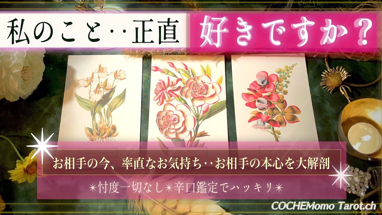 【あなたへの想い❤️超ド正直です】私のこと好き？❤️【辛口✴︎覚悟】本格リーディング、忖度一切なし