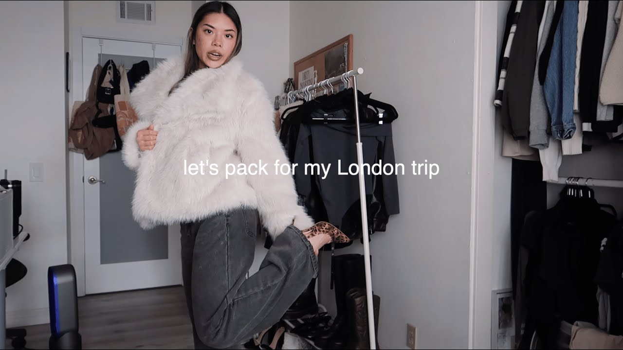 pack with me for my London trip