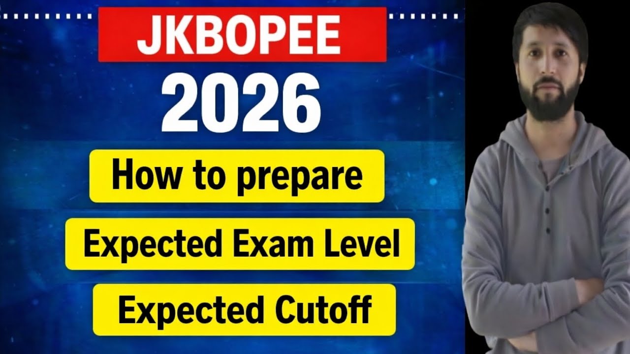 JKBOPEE 2026 Exam Level and Expected Cutoff and Score 
