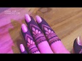 Easy bold henna design for fingers by henna ckg