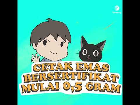 Cetak Emas 24 Karat Bersertifikat Mulai Dari 0,5 Gram!