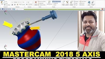 Mastercam 5 Axis Multisurface Tool Path | Mastercam Tutorials